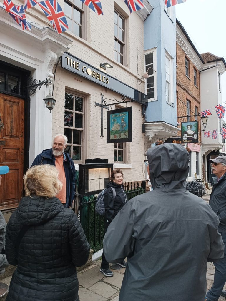 Tour Group in Church Street Windsor 2023